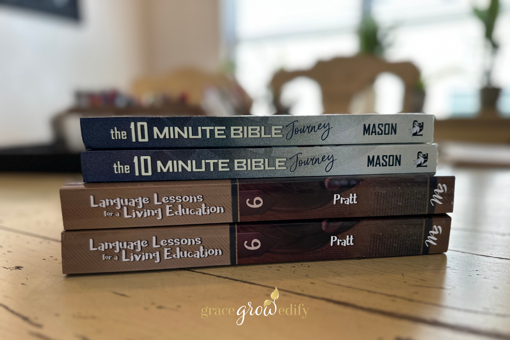  Language Lessons for a Living Education Level 6 along with the 10 Minute Bible 