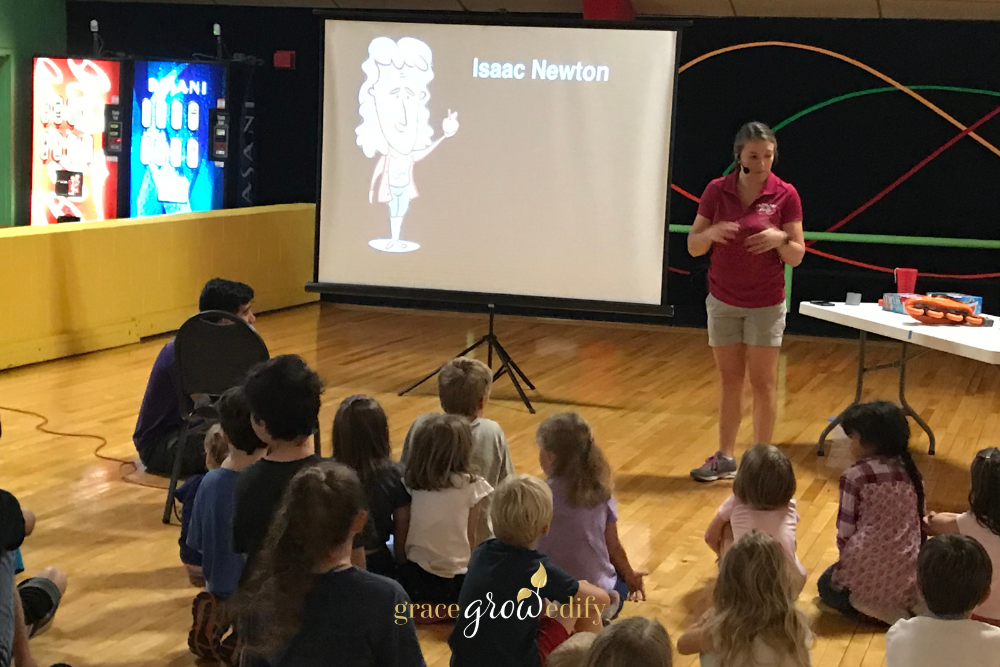 Homeschool students participating in a STEM field trip at a local roller rink, organized by a homeschool group leader.