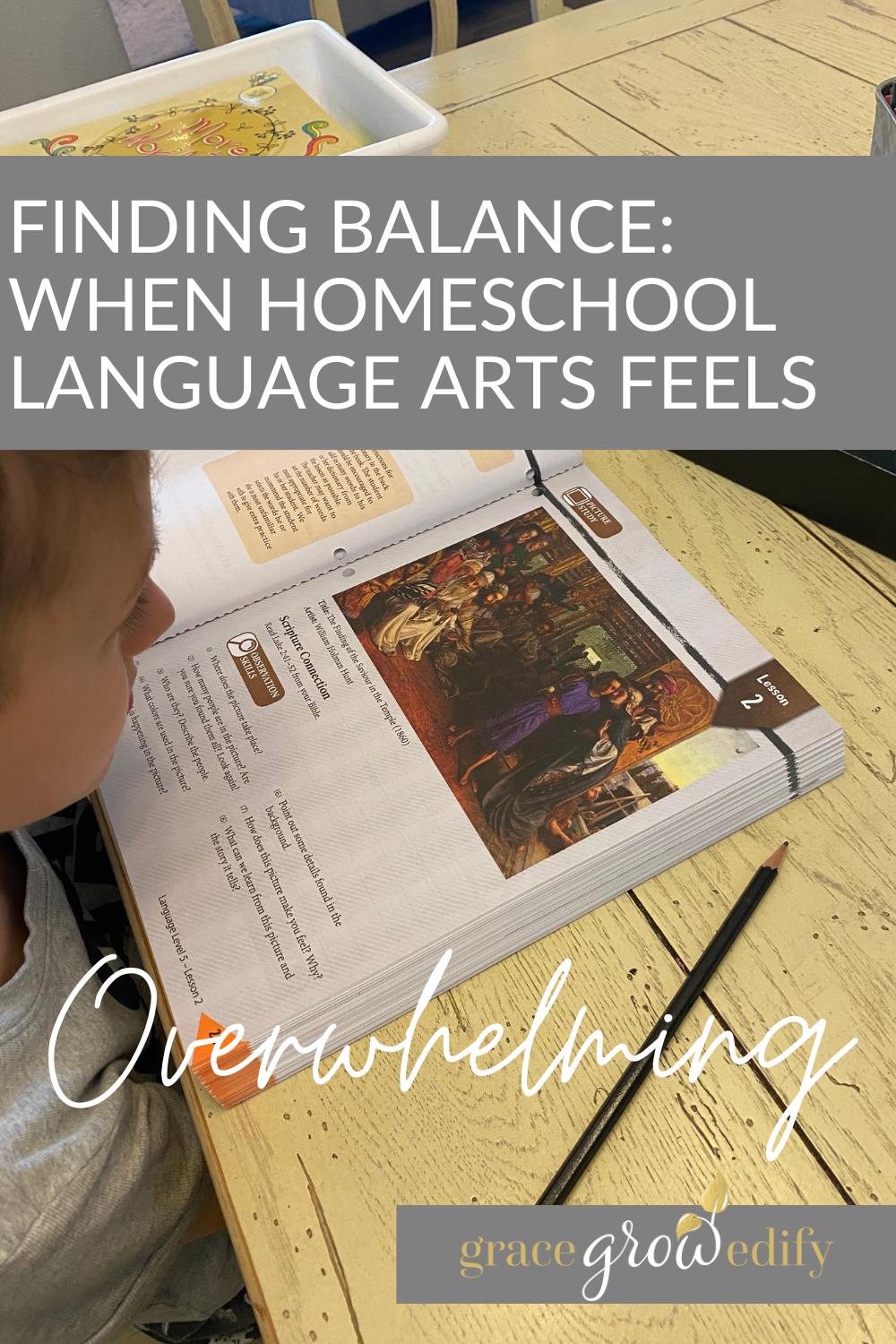 Homeschool Elementary Language Arts Curriculum