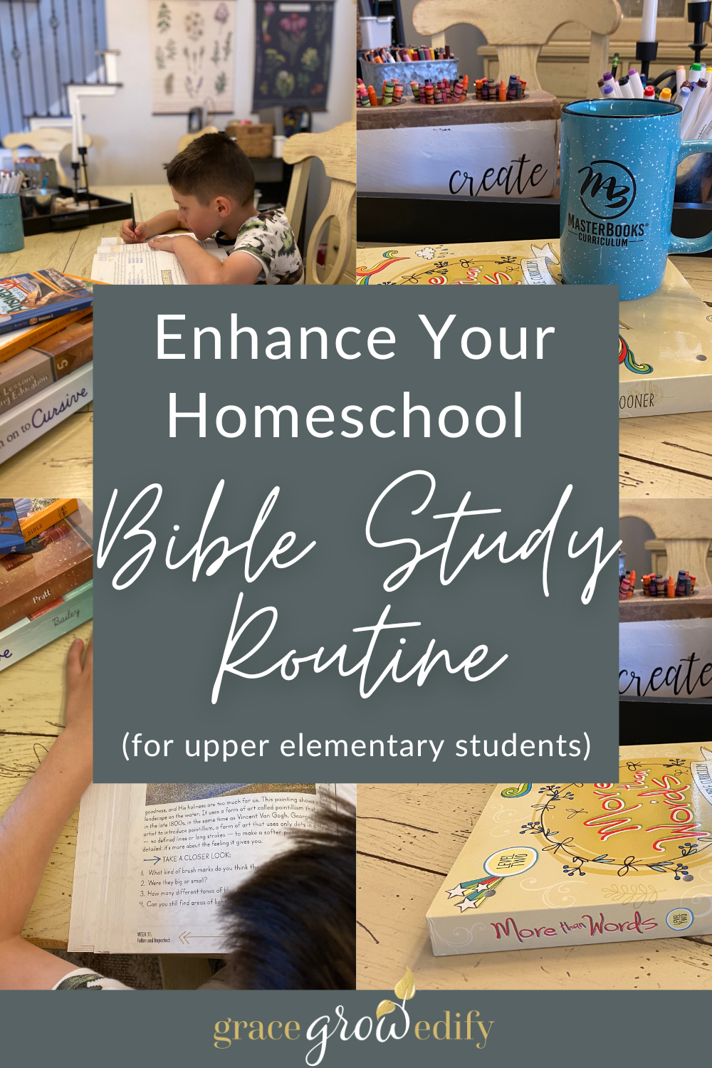Bible Study Routine for Upper Elementary Students