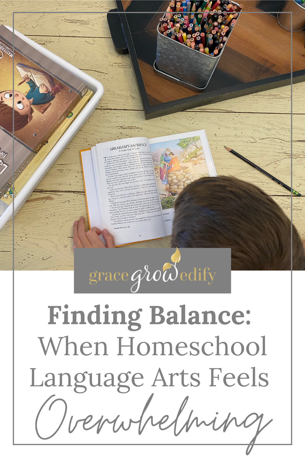 Bible Based Homeschool Language Arts Curriculum for Elementary